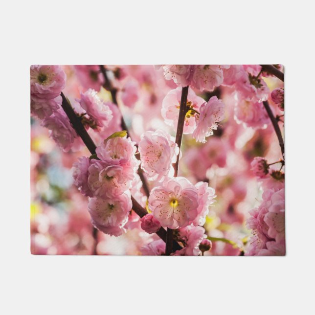 Paillasson Plum à fleurs - Paradize rose (Devant)