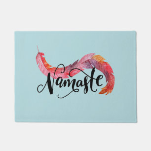 Paillasson Plume colorée Namaste