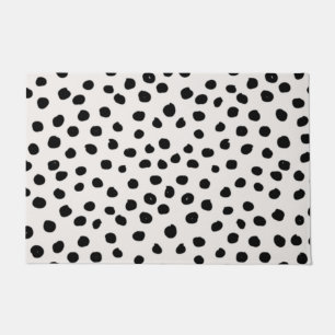 Paillasson Points posters de animaux Noir Et Blanc Dalmatie