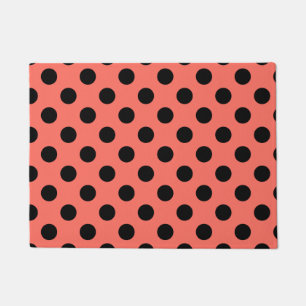 Paillasson Pois noirs sur corail vivant