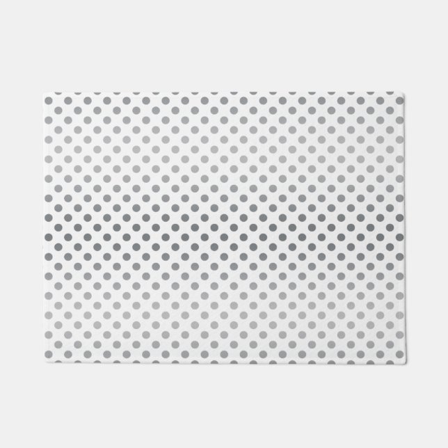 Paillasson Pois Silver Gradient par Shirley Taylor (Devant)