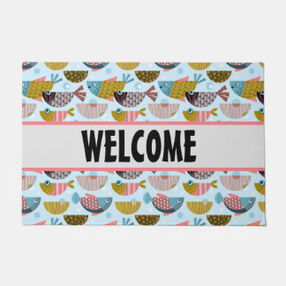 Paillasson Poisson rétro