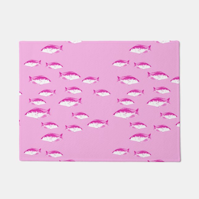 Paillasson Poisson rose (Devant)