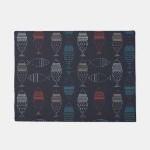 Paillasson poissons