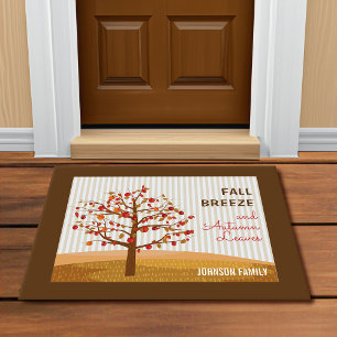 Paillasson Pommier Rustic Red Gold Automne