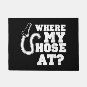 Paillasson Pompier Hose Humour Adulte Pour Les Pompiers