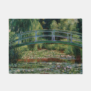 Paillasson Pont japonais sur l'étang Lily par Monet