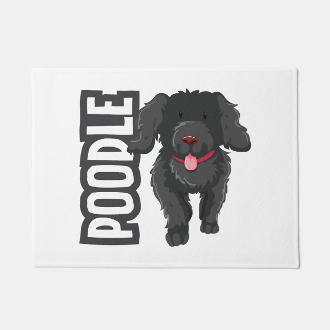 Paillasson Poodle (Devant)