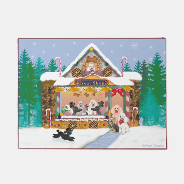 Paillasson Poodle Pet Treat Shop Doormat (Devant)