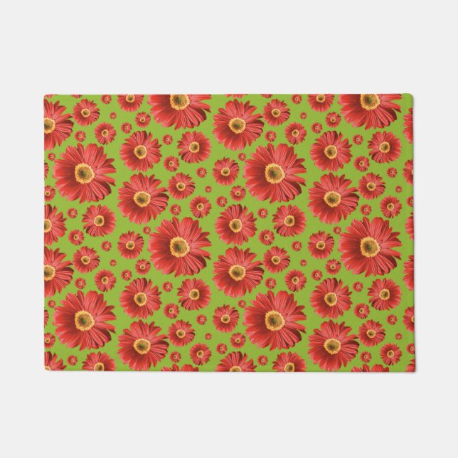 Paillasson Pop Daisy Rouge (Devant)