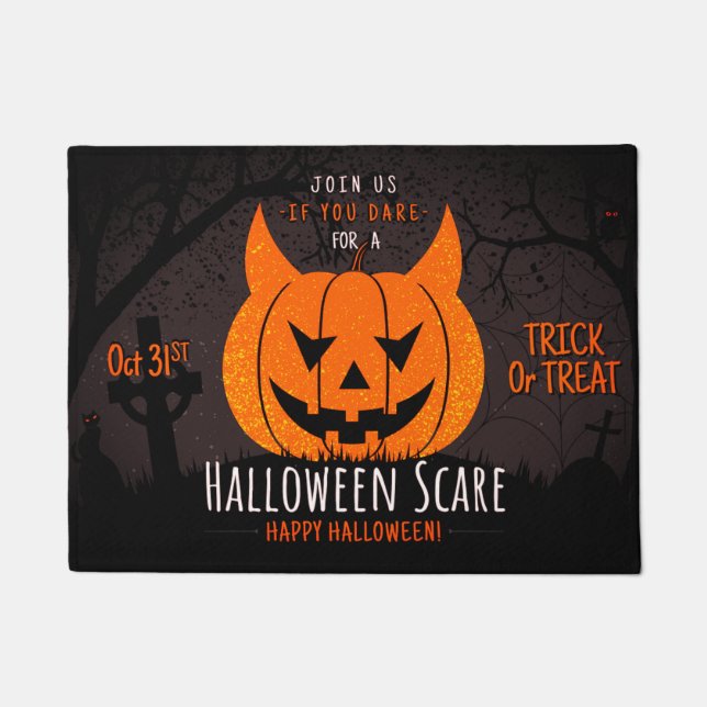 Paillasson Pormat de soins d'Halloween (Devant)