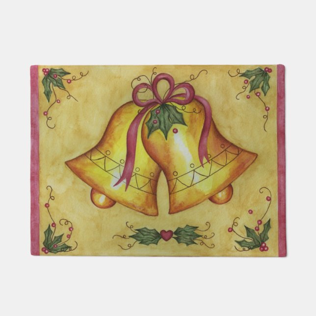 Paillasson Pormat des cloches de Noël (Devant)