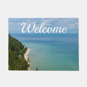 Paillasson Port de bienvenue de Mackinac Island Skyview