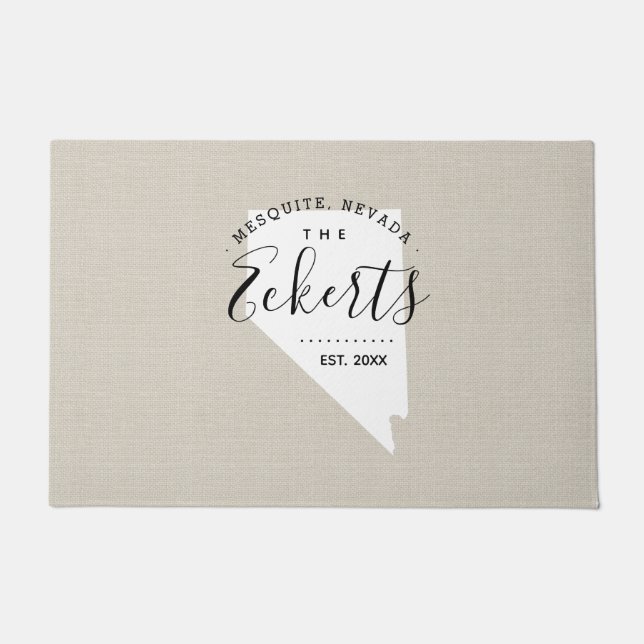 Paillasson Port de la famille Nevada Monogram (Devant)