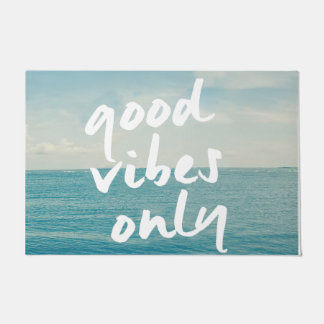 Paillasson Port Good Vibes uniquement, Océan frais