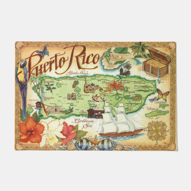 Paillasson Port Porto Rico (Devant)