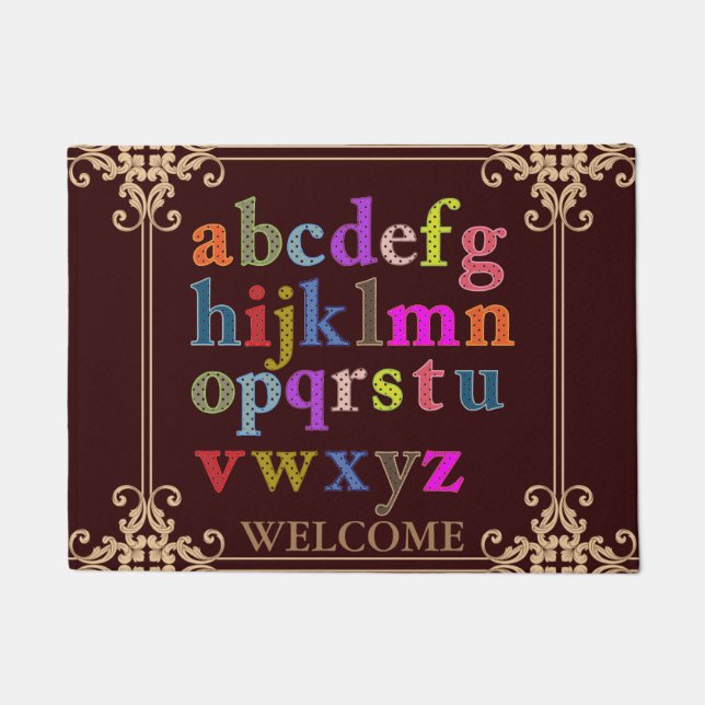 Paillasson Porte Alphabet (Devant)