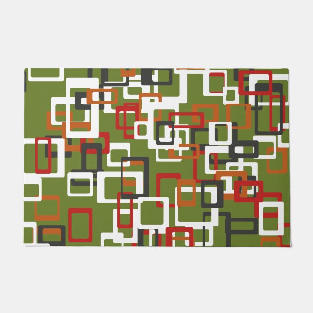 Paillasson Porte atomique du milieu du siècle (Devant)