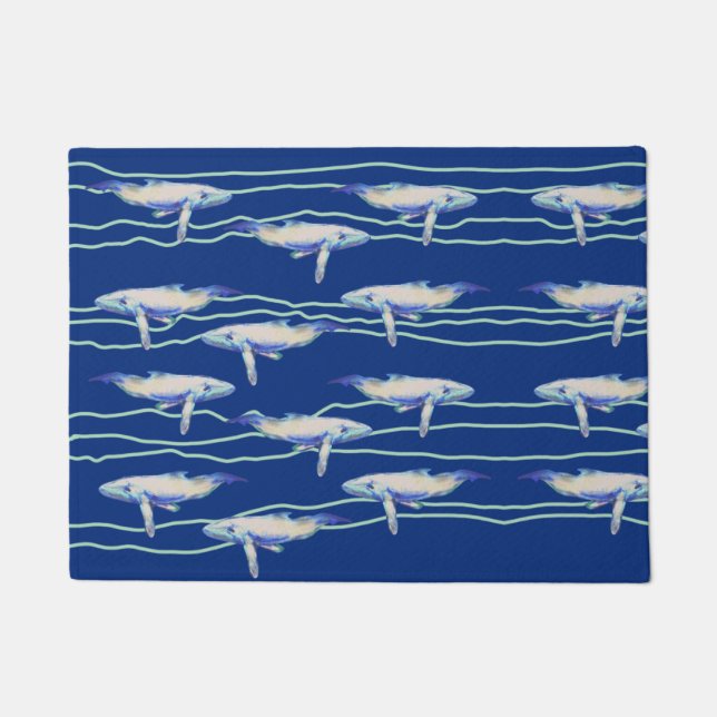 Paillasson Porte-baleines de Sperm (Devant)