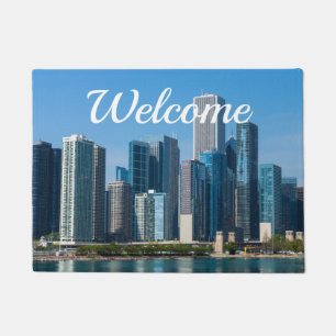 Paillasson Porte d'accueil des gratte-ciels de Chicago