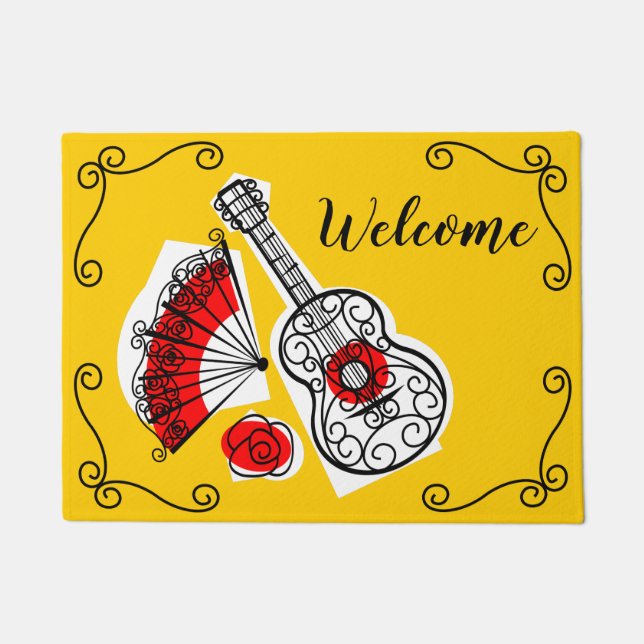 Paillasson Porte d'accueil des souvenirs espagnols (Devant)