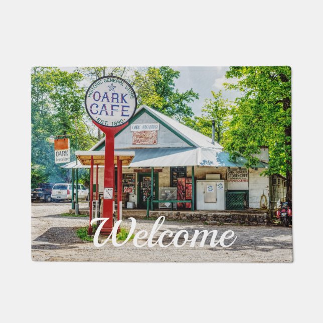 Paillasson Porte d'accueil du magasin général Historic Oark (Devant)