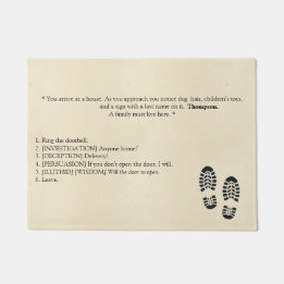 Paillasson Porte de Baldur 3 inspirée