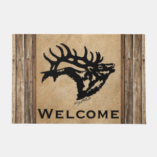 Paillasson Porte de bienvenue de Bull Elk Bugling
