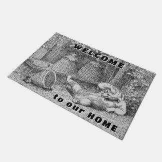 Paillasson Porte de bienvenue pour les ours et les abeilles