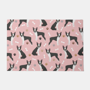 Paillasson Porte de Boston Terrier Bones and Paws