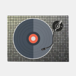 Paillasson Porte de disques vinyle