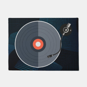 Paillasson Porte de disques vinyle