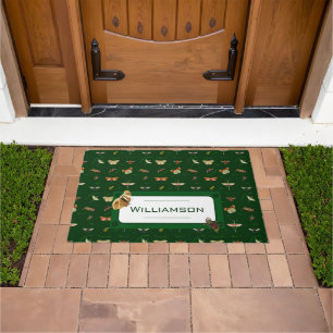 Paillasson Porte de monogramme personnalisée pour les insecte