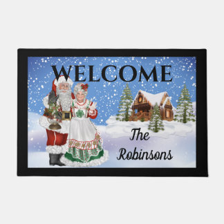 Paillasson Porte de Noël du Père Noël
