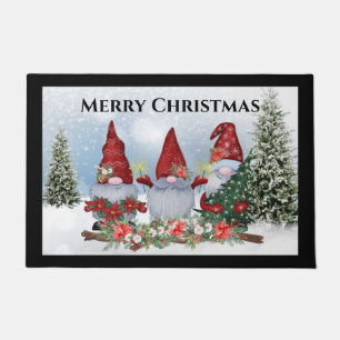 Paillasson Porte de Noël Gnome Mat