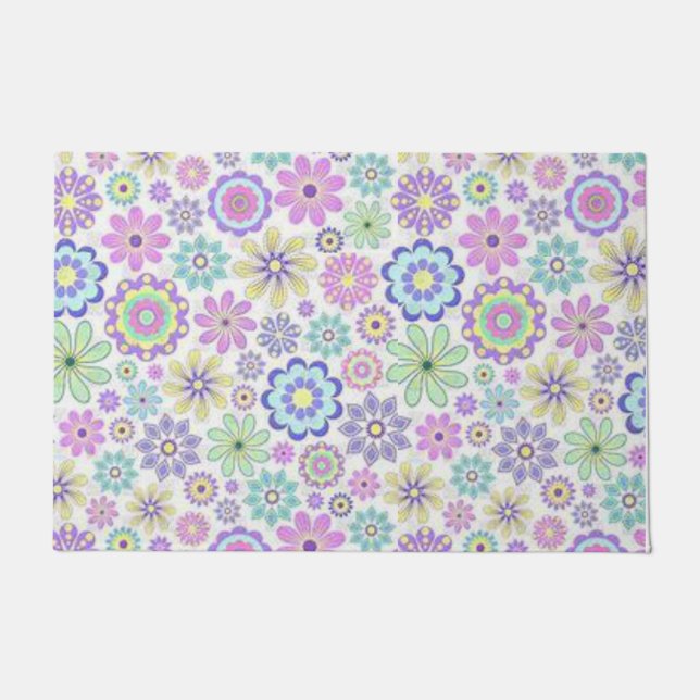 Paillasson Porte de papillon floral (Devant)