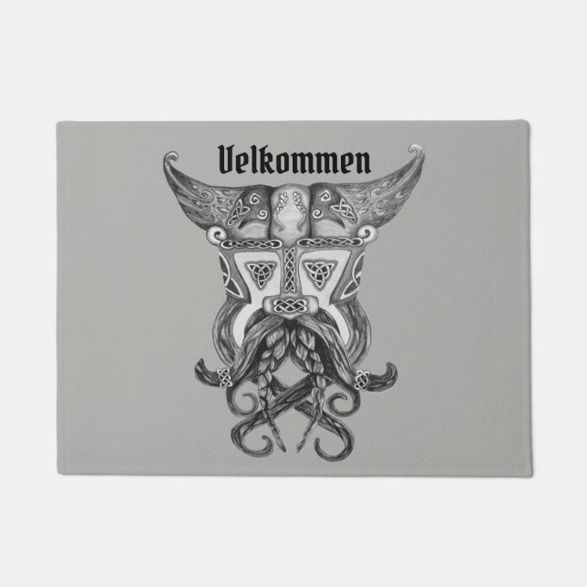 Paillasson Porte de Viking Medievil mate (Devant)