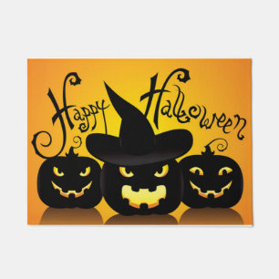 Paillasson Porte d'Halloween/Mat de bienvenue/Citrouilles