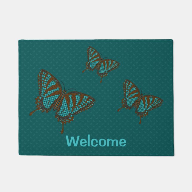Paillasson Porte-documents natifs Swallowtail (Devant)