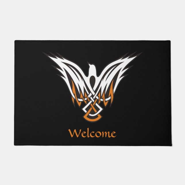 Paillasson Porte d'oiseaux celtes (Devant)