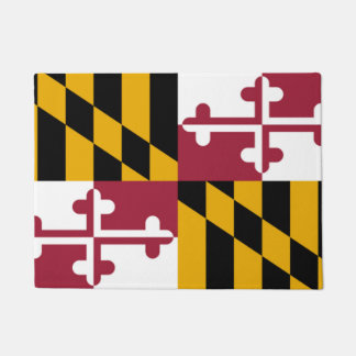 Paillasson Porte du drapeau du Maryland Matt