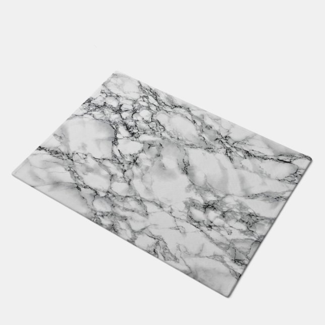 Paillasson Porte Marbre blanc (Incliné)