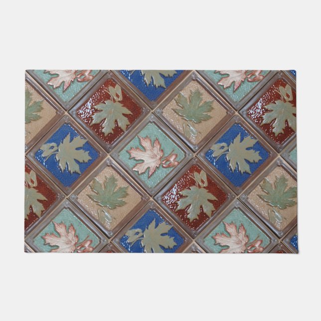 Paillasson Porte Mat avec artisan Maple feuille (Devant)