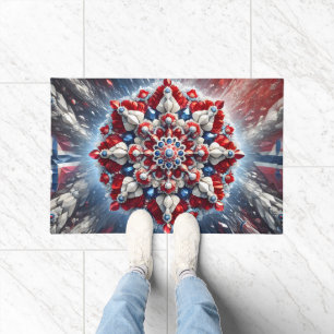 Paillasson Porte Mat avec design de couleurs norvégiennes