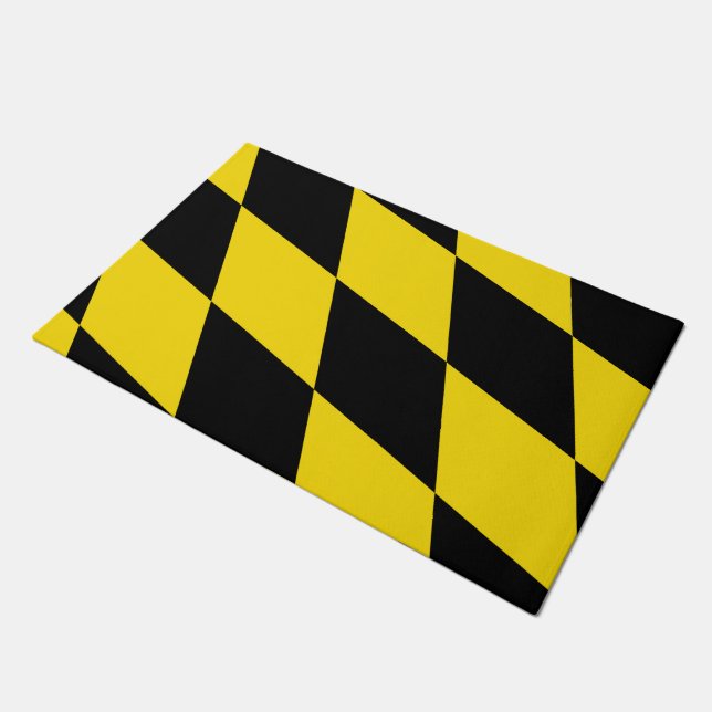 Paillasson Porte Mat avec Drapeau de Munich (Incliné)