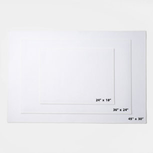 Paillasson Porte minimaliste de Noël Plaid