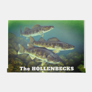 Paillasson Porte-Motif de poisson de Walleye Pike