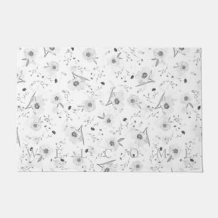 Paillasson Porte motif Floral