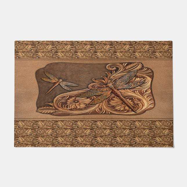 Paillasson Porte Papillon/ Porte avant, Cadeau de chauffage d (Devant)