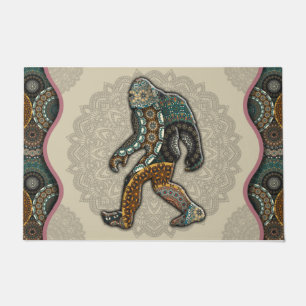 Paillasson Porte vintage Bigfoot Bigfoot Lover Mat